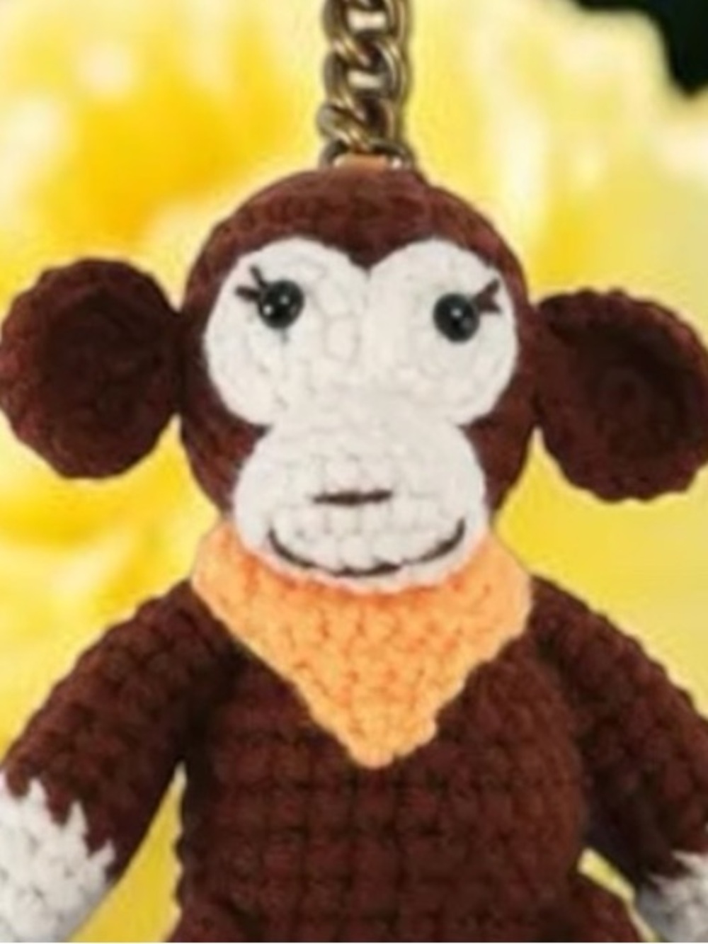 Kurt Geiger crochet animal bag charm keychain - Picture 4 of 10